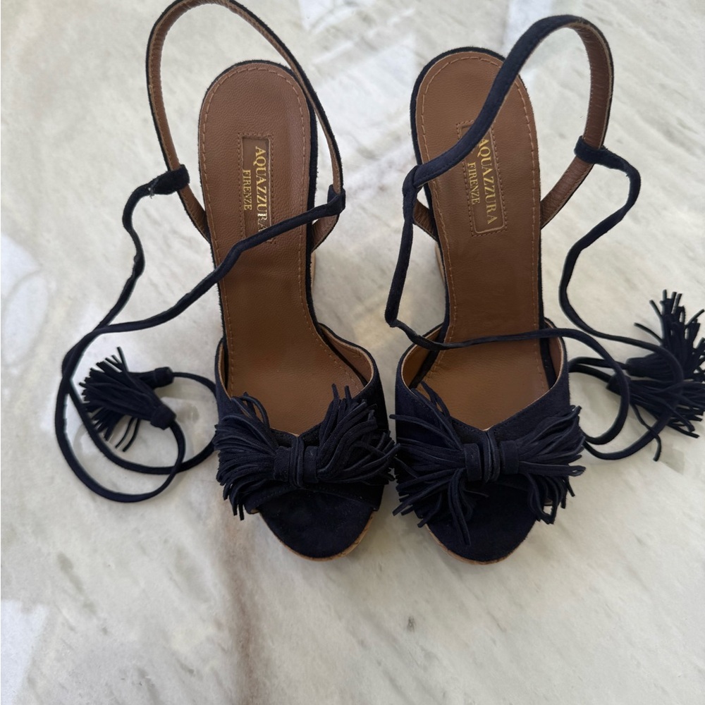 Aquazzura Women's Black Sandals